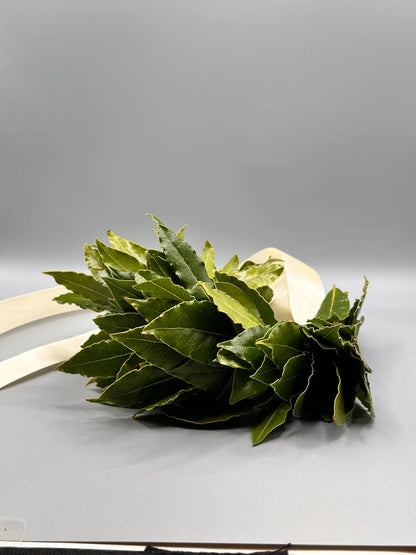 Bracciale d’alloro artigianale per laurea